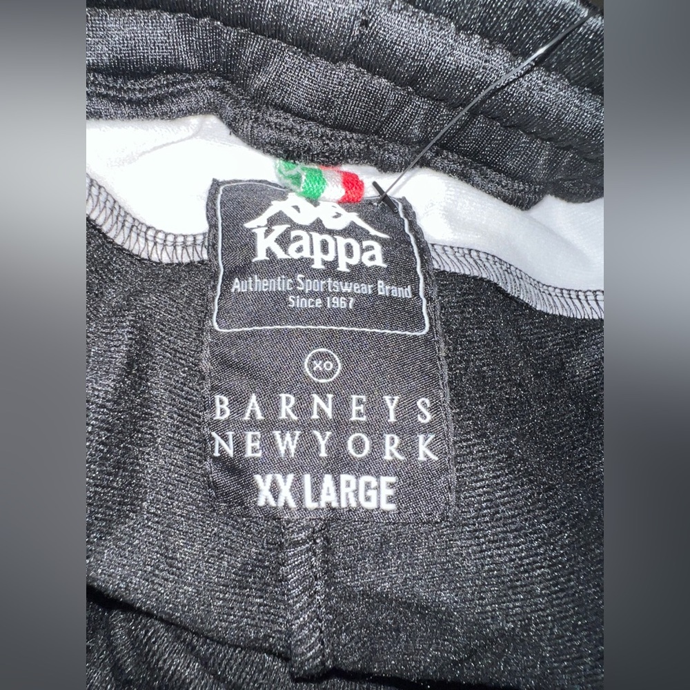 Kappa x Barney’s New York Black Authentic Garcia Open Bottom Track Pants - Picture 3 of 8